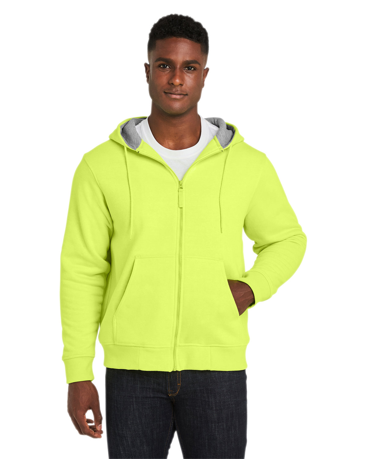 Front view of Men’s Tall ClimaBloc™ Lined Heavyweight Hooded Sweatshirt