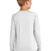 Back view of Youth Long Sleeve Rashguard Tee