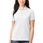Front view of Women’s Heavyweight Cotton Pique Polo