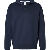Front view of Powerblend® Quarter-Zip Pullover
