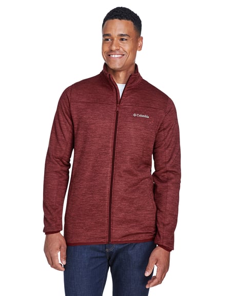 Front view of Men's Birch Woods II Full-Zip Fleece Jacket