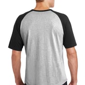 Back view of Short Sleeve Colorblock Raglan Jersey