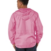 Back view of Adult Full-Zip Anorak Jacket