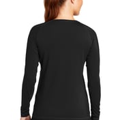 Back view of Ladies Long Sleeve Rashguard Tee