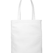 Back view of Canvas Book Tote