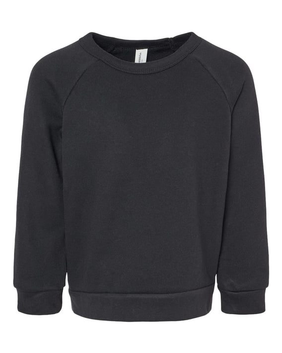 Front view of Toddler Sponge Fleece Raglan Sweatshirt