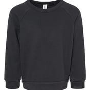 Front view of Toddler Sponge Fleece Raglan Sweatshirt