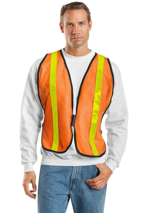 Front view of Mesh Enhanced Visibility Vest