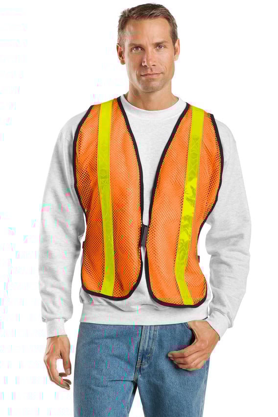 Front view of Mesh Enhanced Visibility Vest