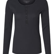 Front view of Women’s Harper Long Sleeve Henley