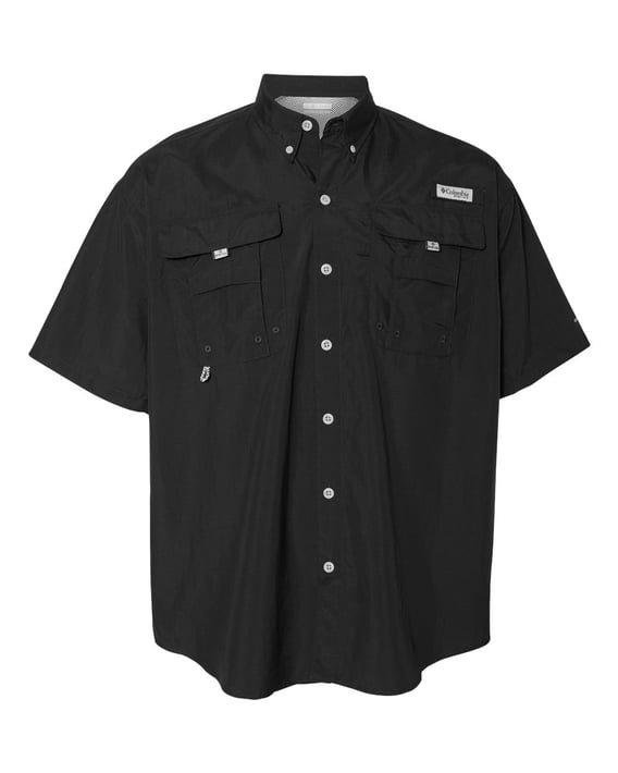 Front view of PFG Bahama™ II Short Sleeve Shirt