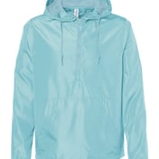 Front view of Lightweight Quarter-Zip Windbreaker Pullover Jacket