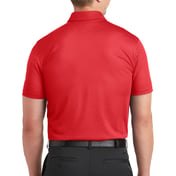 Back view of Dri-FIT Embossed Tri-Blade Polo