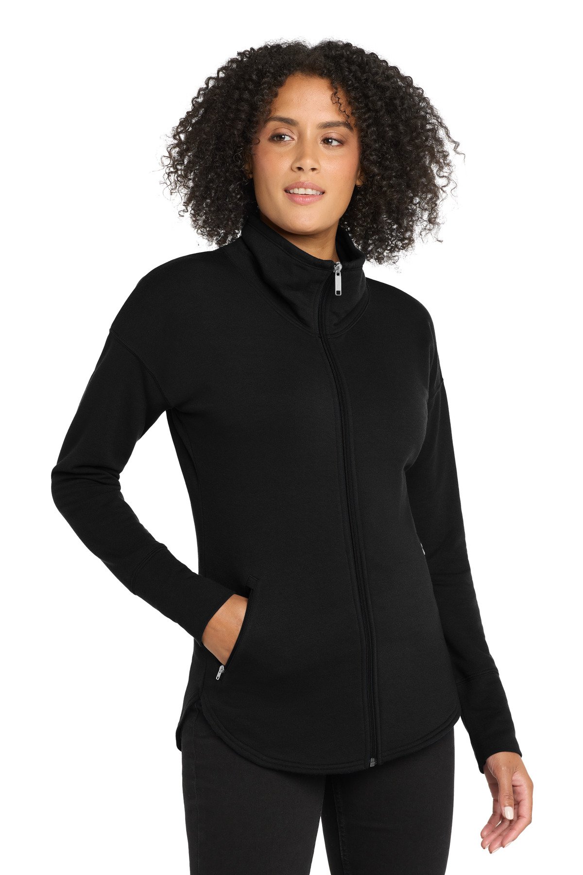 Front view of Women’s Luuma Full-Zip Fleece