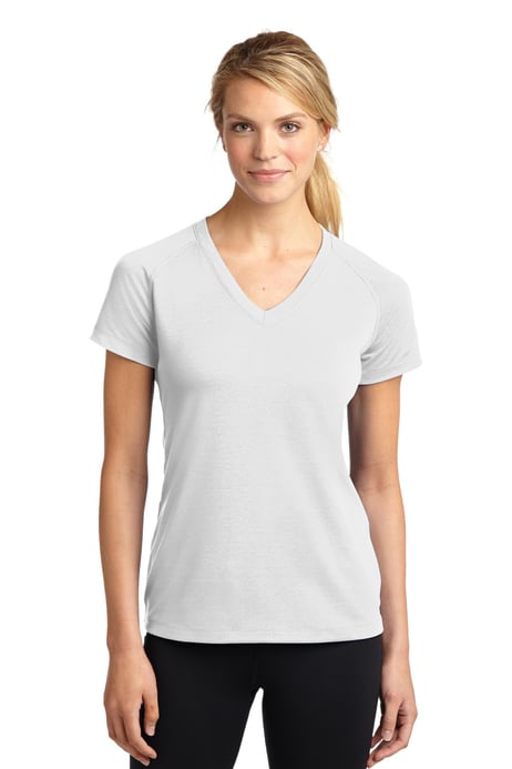 Front view of Ladies Ultimate Performance V-Neck