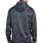 Back view of Sport-Wick® CamoHex Fleece Hooded Pullover