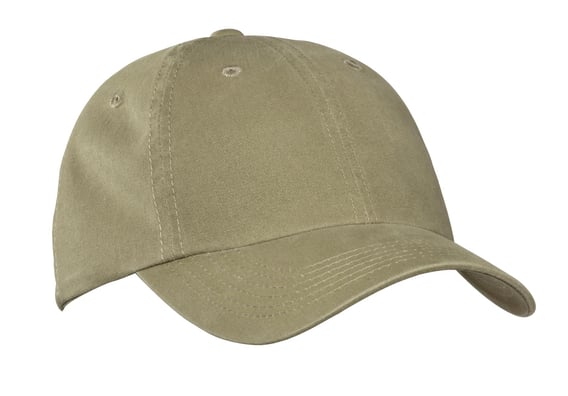Front view of Garment-Washed Cap