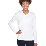 Front view of Ladies’ Zone Performance Long-Sleeve T-Shirt