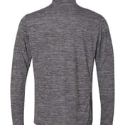 Back view of Striated Quarter-Zip Pullover