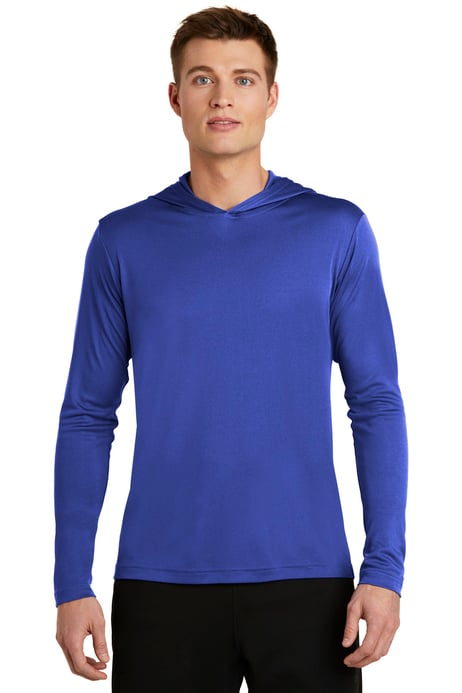 Front view of PosiCharge &reg; Competitor Hooded Pullover