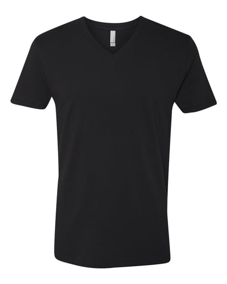 Frontview ofCotton V-Neck T-Shirt