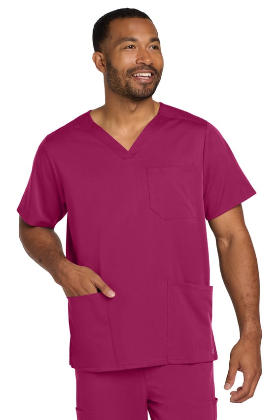 Front view of Men’s Premiere Flex V-Neck Top