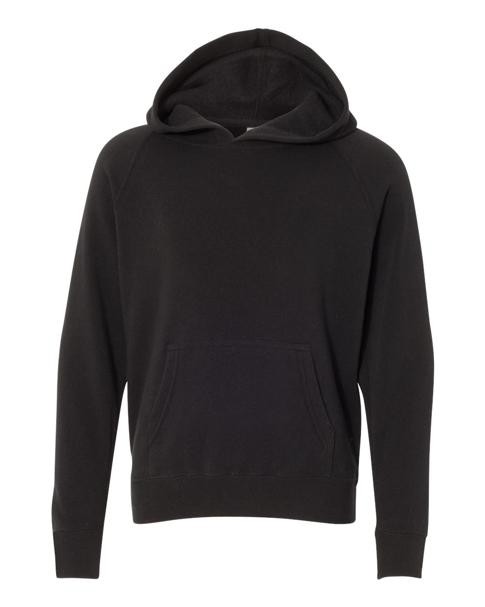 Front view of Youth Special Blend Raglan Hooded Sweatshirt