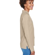 Side view of Ladies’ Pima Piqué Long-Sleeve Polo