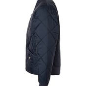 Side view of Diamond Quilted Jacket