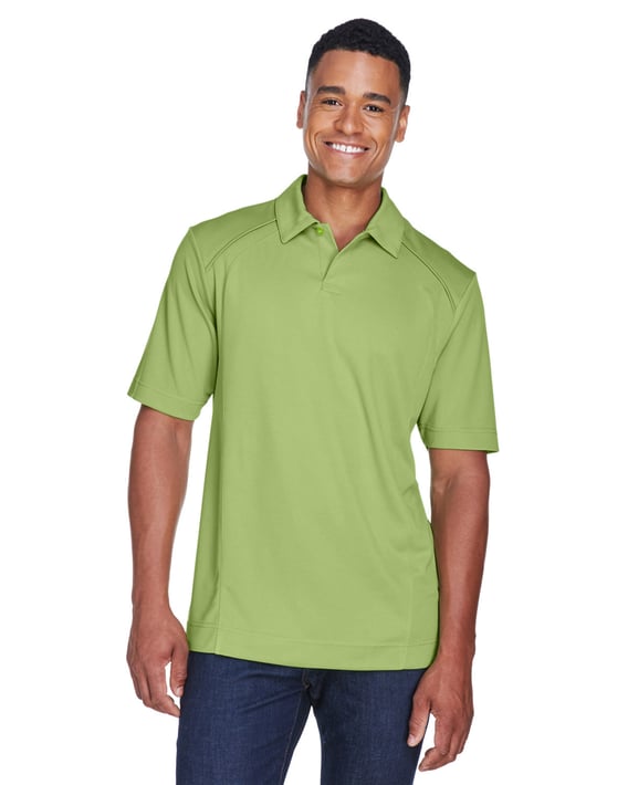 Front view of Men’s Recycled Polyester Performance Piqué Polo