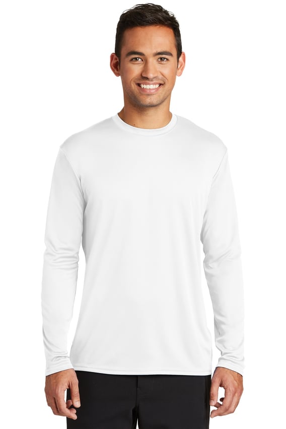 Front view of Long Sleeve Performance Tee