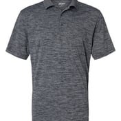 Front view of Dakota Striated Heather Polo