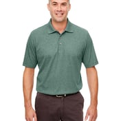 Front view of Men’s Heathered Piqué Polo