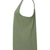 Side view of Softstyle® Women’s CVC Racerback Tank Top