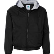 Front view of Fleece Lined Hooded Jacket