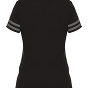 Back view of Women’s Tri-Blend Fan T-Shirt