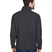 Back view of Adult Ripstop Soft Shell Jacket With Cadet Collar