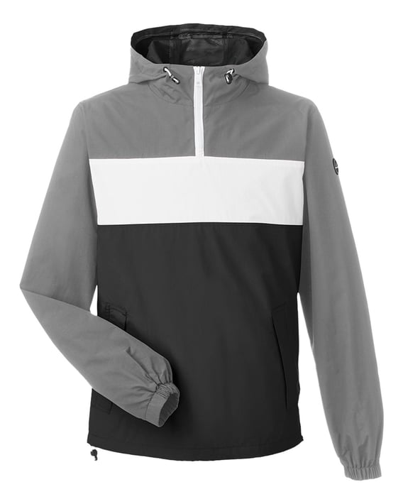 Front view of Windward Anorak Hooded Quarter-Zip Jacket