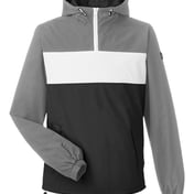Front view of Windward Anorak Hooded Quarter-Zip Jacket