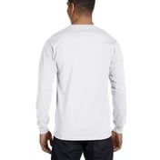 Back view of Adult Long-Sleeve Beefy-T®