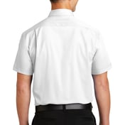 Back view of Short Sleeve SuperPro Twill Shirt