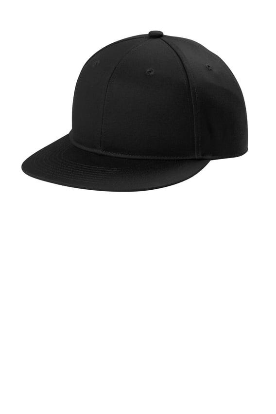 Front view of Snapback Flat Bill Cap