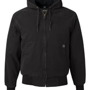 Front view of Cheyenne Boulder Cloth™ Hooded Jacket With Tricot Quilt Lining