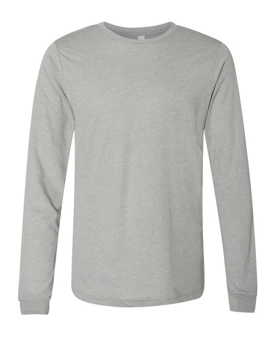 Front view of Triblend Long Sleeve Tee