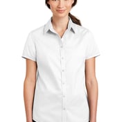 Front view of Women’s Short Sleeve SuperPro Twill Shirt