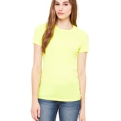 Front view of Ladies’ Poly-Cotton Short-Sleeve T-Shirt