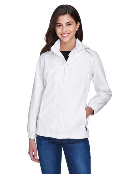Front view of Ladies' Climate Seam-Sealed Lightweight Variegated Ripstop Jacket