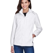Front view of Ladies’ Climate Seam-Sealed Lightweight Variegated Ripstop Jacket