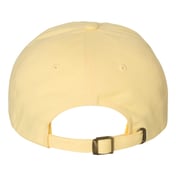 Back view of Peached Cotton Twill Dad Hat