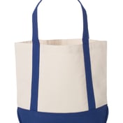 Back view of Seaside Boater Tote